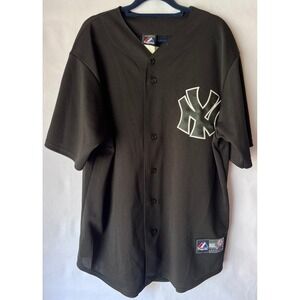 Y2k‎ Majestic NY Yankees Derek Jeter away jersey